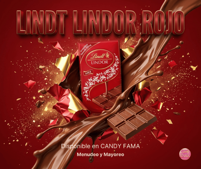 Barra chocolate lindor milk